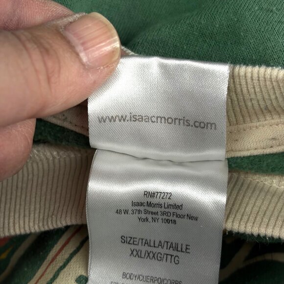 Ski Vermont Ludlow Graphic Sweatshirt XX-Large Green & Beige Cotton/Poly Blend - Picture 5 of 8